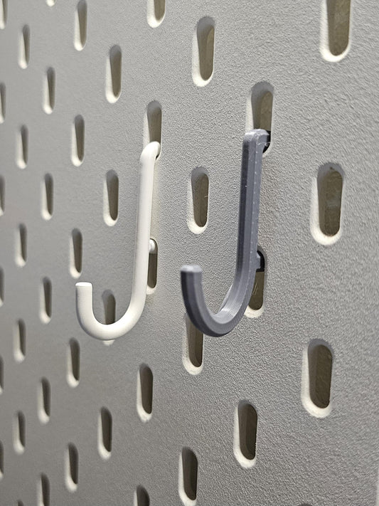 TinkerHook Round for IKEA SKÅDIS | Skadis Hook | 5, 10, or 15 Pack