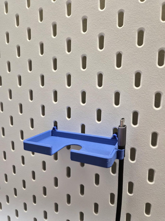 TinkerBit IKEA SKÅDIS Pegboard Mount | Phone Tablet Dock for iPad Kindle Smartphones