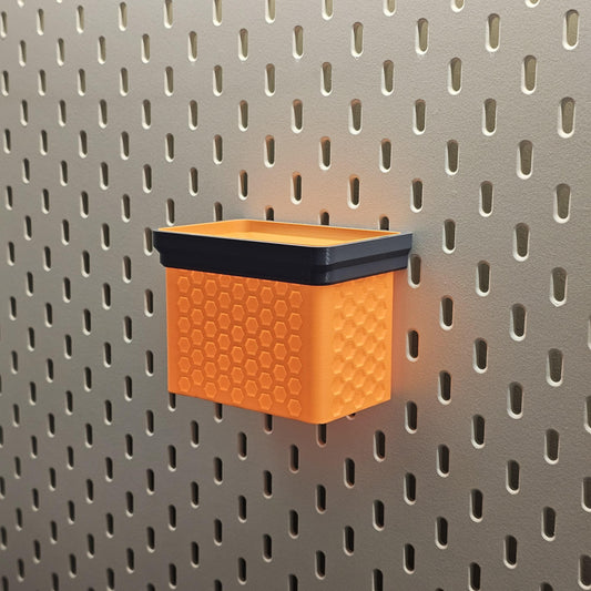 TinkerBit IKEA SKÅDIS Hanging Container | Decorative Patterned Modular Organizer