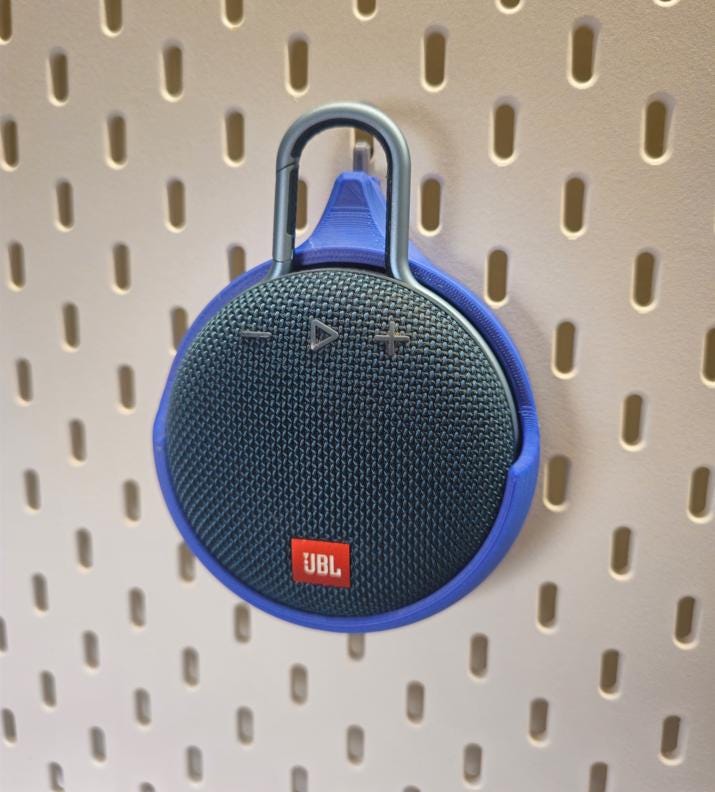 Google Home Mini IKEA SKÅDIS Mount | Round Speaker Holder, Space-Saving Tech Organizer