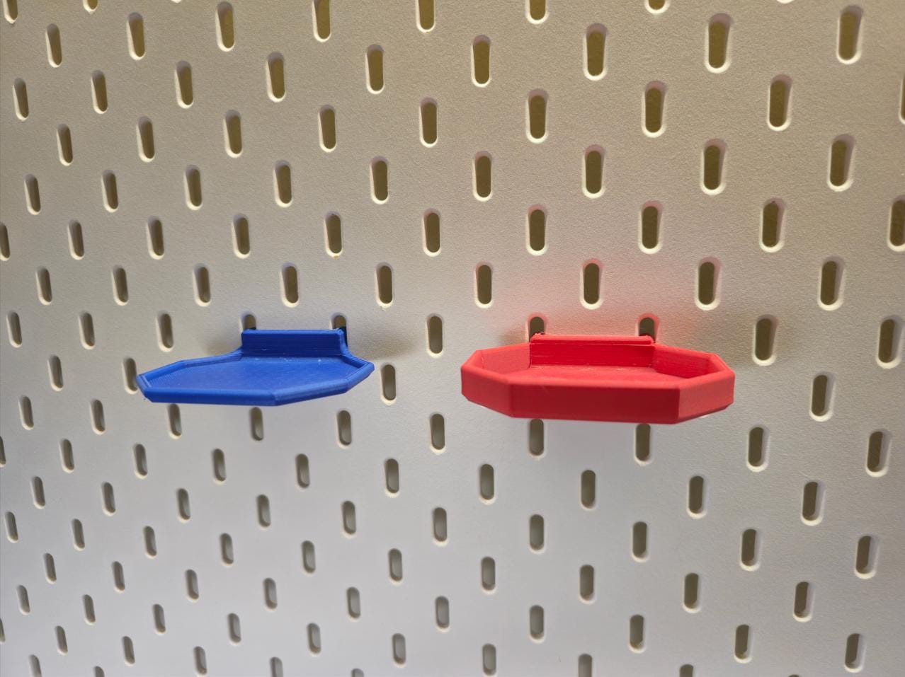 TinkerBit Slim-Profile Figure Shelf for IKEA SKÅDIS | Low-Profile Minimalist Display | Light-Duty Floating Stand