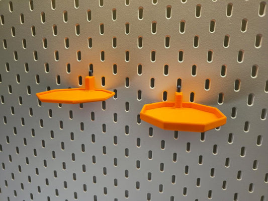 TinkerBit IKEA SKÅDIS Figure Display Shelf | Floating Collectible Stand (PETG)