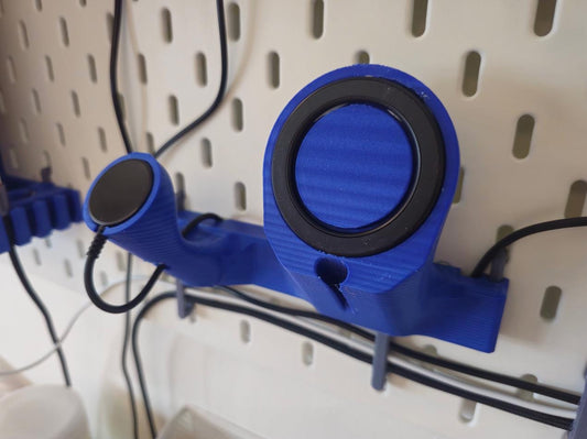 TinkerBit MagSafe Phone Samsung Watch Dock for IKEA SKÅDIS Pegboard, Hidden Cable Routing