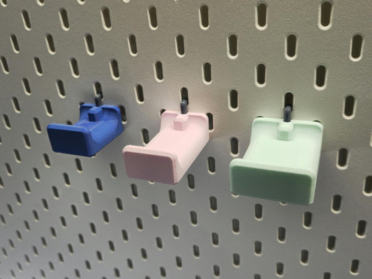 TinkerBit Headphone Mount for IKEA SKÅDIS | Contoured Headset Holder | No-Wobble Gaming Hook