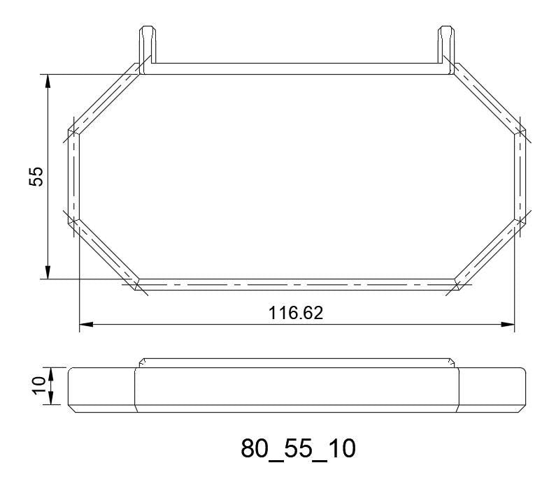 TinkerBit Slim-Profile Figure Shelf for IKEA SKÅDIS | Low-Profile Minimalist Display | Light-Duty Floating Stand