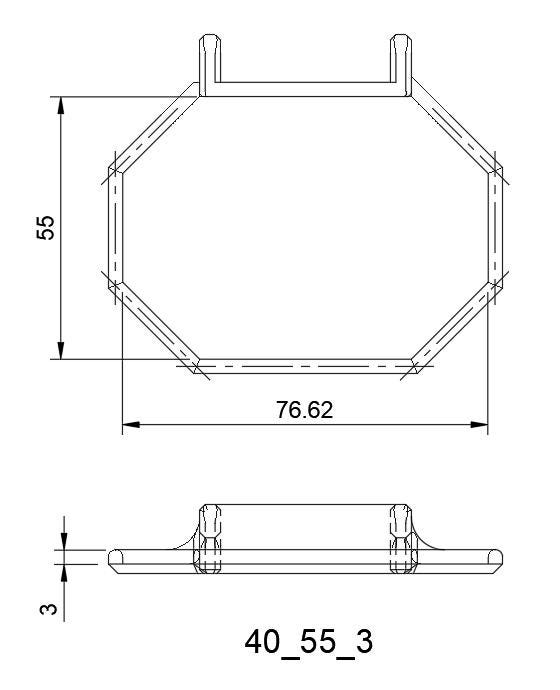 TinkerBit Slim-Profile Figure Shelf for IKEA SKÅDIS | Low-Profile Minimalist Display | Light-Duty Floating Stand