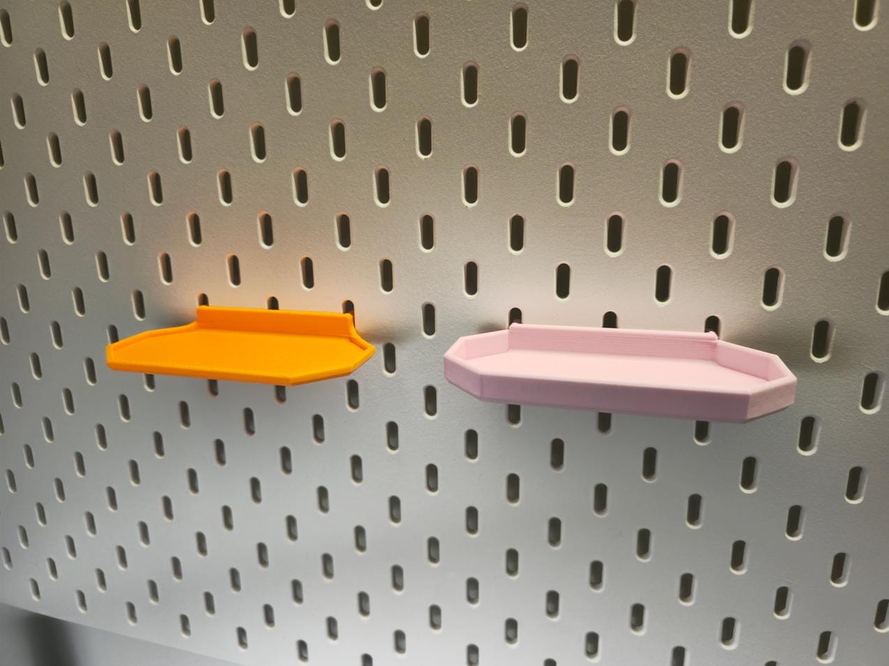 TinkerBit Slim-Profile Figure Shelf for IKEA SKÅDIS | Low-Profile Minimalist Display | Light-Duty Floating Stand