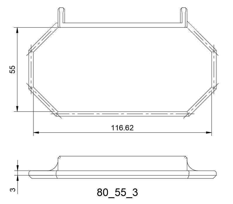 TinkerBit Slim-Profile Figure Shelf for IKEA SKÅDIS | Low-Profile Minimalist Display | Light-Duty Floating Stand