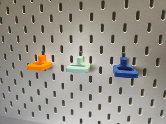 TinkerBit IKEA SKÅDIS Tool Holder | Heavy-Duty Workshop Organizer Rack