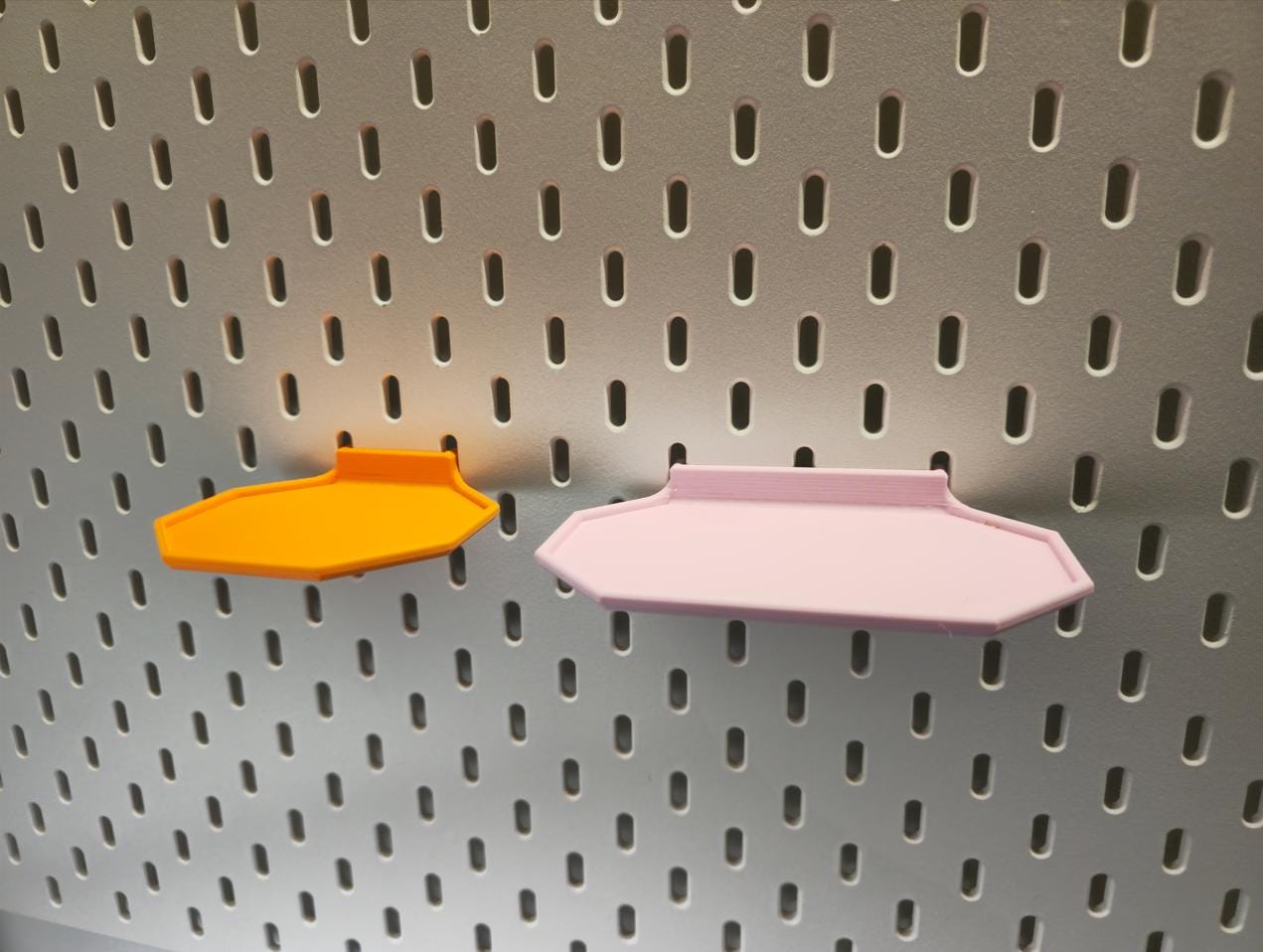 TinkerBit Slim-Profile Figure Shelf for IKEA SKÅDIS | Low-Profile Minimalist Display | Light-Duty Floating Stand