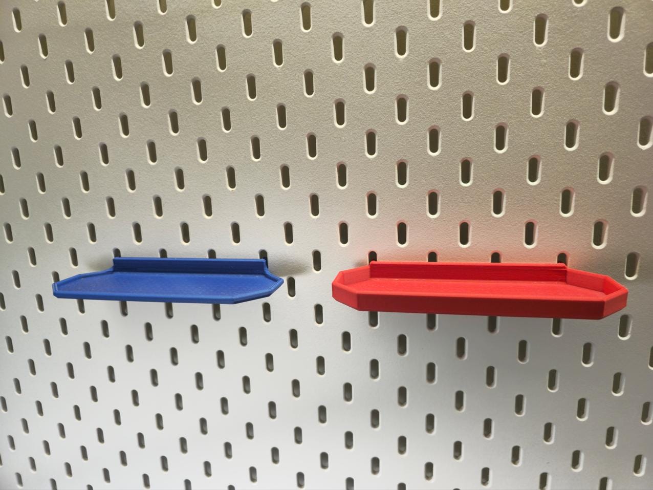 TinkerBit Slim-Profile Figure Shelf for IKEA SKÅDIS | Low-Profile Minimalist Display | Light-Duty Floating Stand