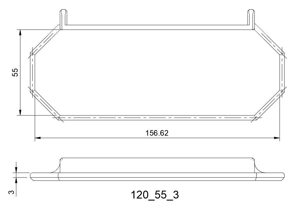 TinkerBit Slim-Profile Figure Shelf for IKEA SKÅDIS | Low-Profile Minimalist Display | Light-Duty Floating Stand